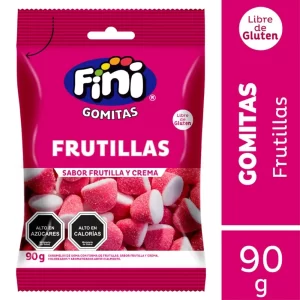 (C12) FINI GOMITAS FRUTILLAS FRUTI/CREM 90 GRS x 6U.