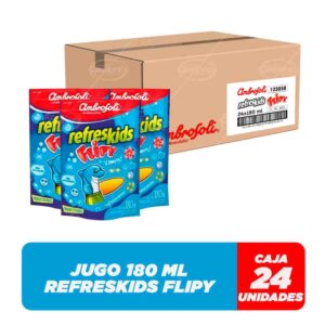 (C24) REFRESKIDS FLIPY 180ML X 24U.