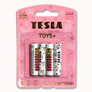 (C120) PILA TESLA TOYS GIRL AAA X4U.