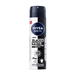 (C12) NIVEA MEN SPRAY INVISIBLE B&W ORIGINAL 150 ML X 3U.