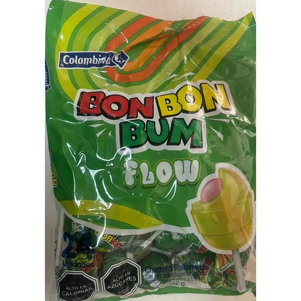 (C15) BON BON BUM FLOW 432G X 24 UNID.