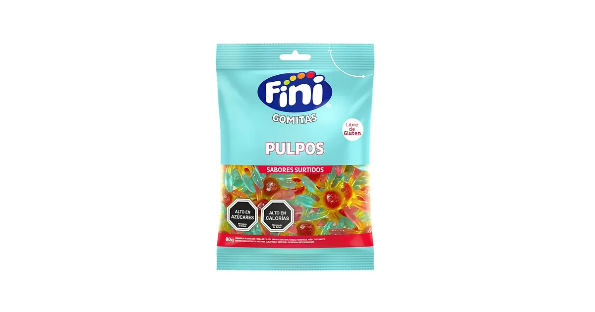 Gomitas Fini Pulpos ( 12 x 80 G )