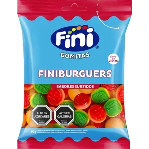 FINI GOMITAS HAMBURGUESAS 90GR X 6U.