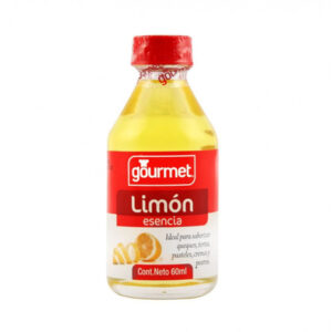 (C12) ESENCIA DE LIMON GOURMET 60CC X 1U.