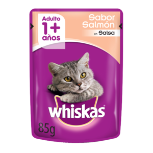 (C1) WHISKAS ADULTO POLLO EN SALSA 85 GR X 12U.