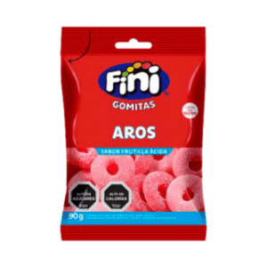 (C12) FINI AROS FRUTILLA ACIDA 90 GR X 6U.