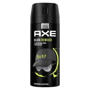 (C12) AXE SP. BLACK BZRP 150ML. X 3 U.