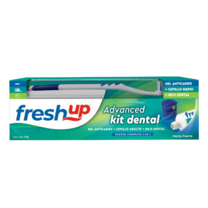 (C48) FRESH UP KIT DENTAL GEL 125GR + HILO + CEPILLO. X 1U.
