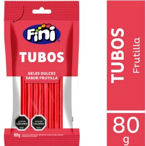 (C12) FINI GOMITAS TUBO FRUTILLA 80 GRS x 6U.