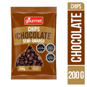 (C18) CHIPS SABOR CHOC. GOURMET 200GR X 1U.