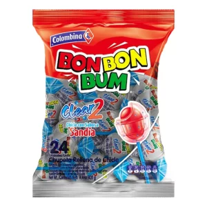 (C15) BON BON BUM CLEAR2 456GRS. X 24 UNID.