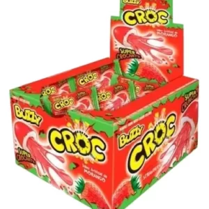 (C20)CHICLE BUZZY CROC FRUTILLA 172gr X1