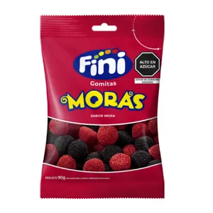 (C12) FINI GOMITAS MORAS 90 GRS x 6U.