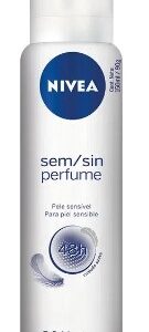 (C12) NIVEA SPRAY SIN PERFUME 150 ML X 3U.