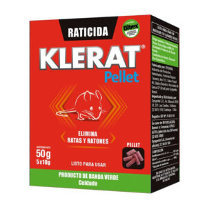 (C100) RATICIDA KLERAT PELLET 50GR X 1U.