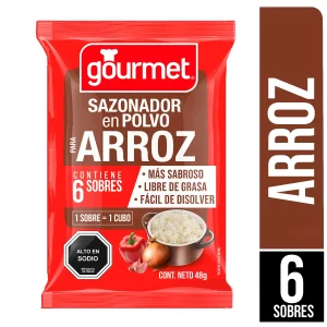 (C18) SAZONADOR PARA ARROZ GOURMET X6U.