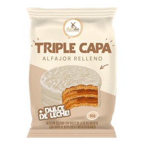(C1) DULCEDIA ALFAJOR TRIPLE BLANCO 60GR X 24U.