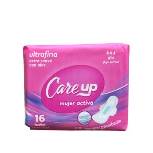 (C12) TOALLA FEMENINA CARE UP DIA 1DP X 16T.