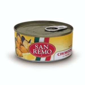 (C24) CHORITOS ACEITE SAN REMO 190 G. X 4U.