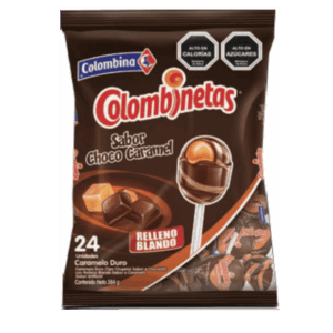 (C18) COLOMBINETA CHOCO CARAMEL 384GRS. X 24U.