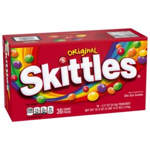 (C60) SKITTLES ORIGINAL 369 GR X 6U.