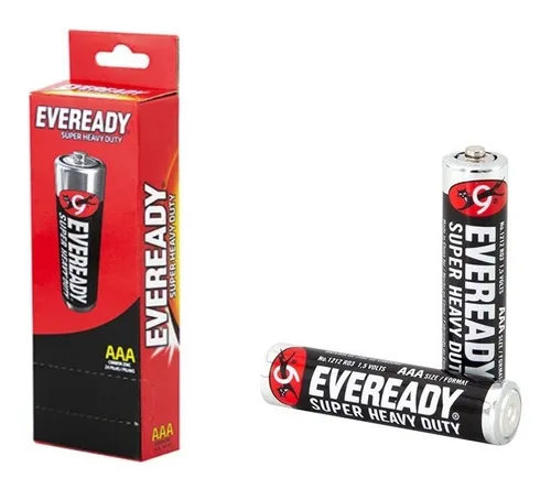 Eveready Pila Carbón AAA Tira 24 unidades