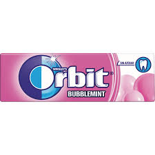(C40) ORBIT PELET BUBBLEMINT 210 G. X 15 U.