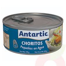 (C48) CHORITOS EN AGUA ANTARTIC 190GR X 4U.