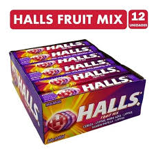 (C30) HALLS FRUIT MIX 25,2 GR X 12U.