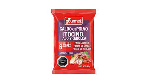 (C18) CALDO POLVO TOCINO, AJO, CEBOLLA GOURMET 48 GR X 6U