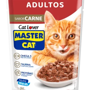 (C20) MASTER CAT SOB. ADULTO (CARNE) 85G X 5U.