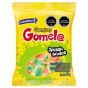(C24) GOMITAS GOMELA SPLASH ACIDOS 80GR X 6U.