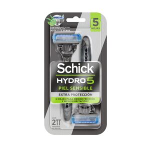 (C12) SCHICK HYDROS 5 SENSITIVE X 2U.