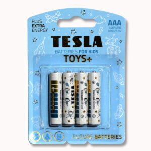 (C120) PILA TESLA TOYS BOY AAA X 4U.
