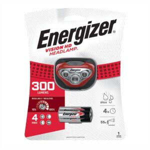 (C4) LINTERNA MANOS LIBRES ENERGIZER 300 L. PILAS X 1U.