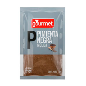 (C50) PIMIENTA NEGRA MOLIDA GOURMET 15 GR X 1U.