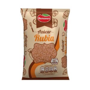 (C10) AZUCAR RUBIA BONANZA 500GR X1U.