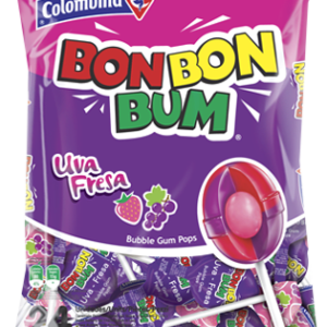 (C15) BON BON BUM UVA/FRESA 456G. X 24U.