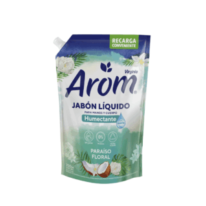 (C12) JABON LIQUIDO AROM PARAISO FLORAL 750ML X 1U.