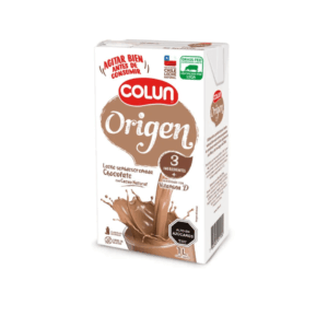 (C12) LECHE CHOCOLATE ORIGEN COLUN C/TAPA 1LT X 1U.