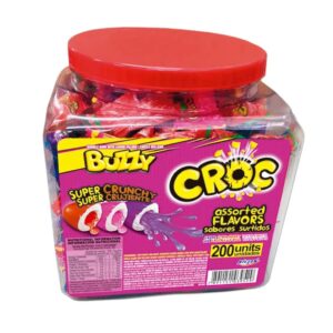 POTE CHICLE BUZZY CROC SURTIDOS 200 X 1U.