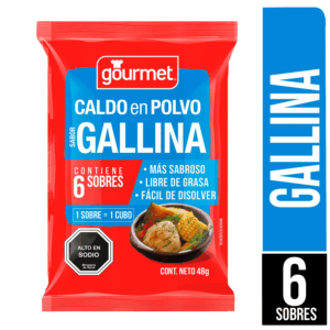 (C18) CALDO POLVO GALLINA GOURMET 48 GR X 6U