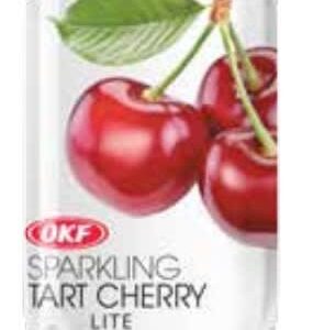 (C24) AGUA C/GAS OKF CHERRY 350ML X 4U.