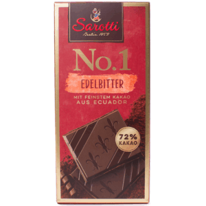 (C10) CHOCOLATE SAROTTI 85% CACAO 100 GR X 1U.