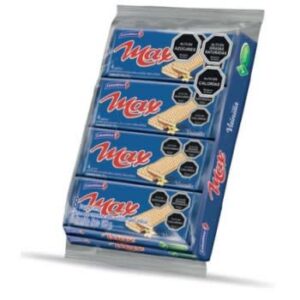 (C24) WAFER MAX VAINILLA 192GRS. X 8U.