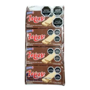 (C24) WAFER MAX CHOCOLATE 192GRS. X 8U.