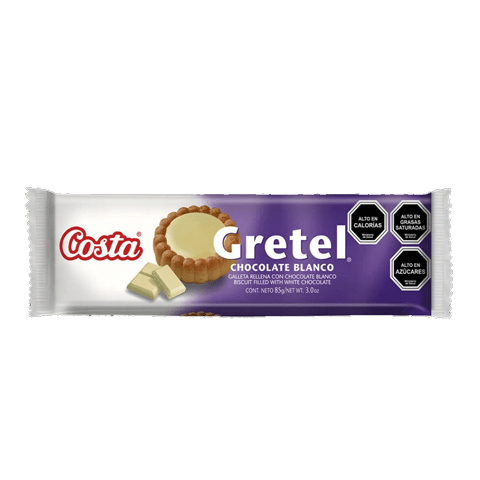 Galleta Gretel Chocolate Blanco Costa ( 4 x 85 G )