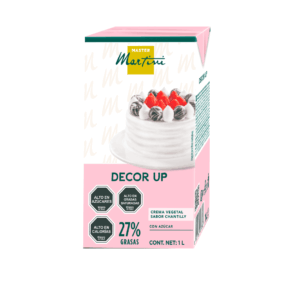 (C12) DECOR UP CREMA SABOR CHANTILLY MASTER M. 1LT X 1U.