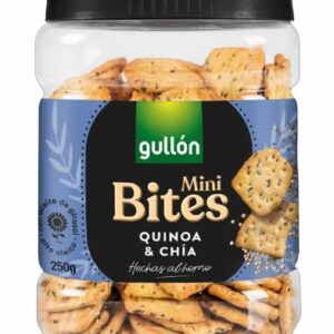 (C12) GULLON BITES QUINOA & CHIA POTE 250GR X 1U.