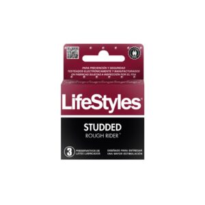(C120) LIFESTYLES STUDDED ROUGH RIDER 3S X1U.